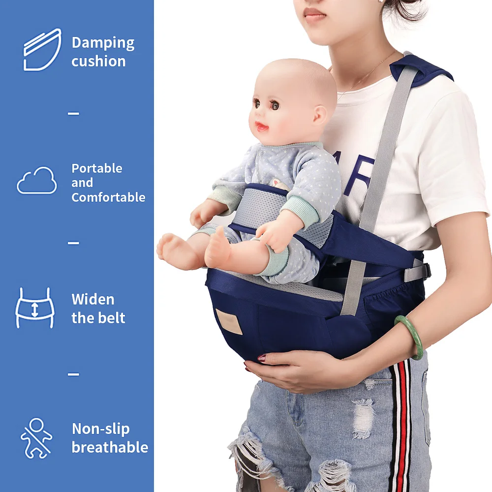 Swimbobo Baby Carrier Waist Stool Walkers Baby Sling Hold Waist Belt Backpack Hipseat Belt Kids Adjustable Infant Hip Seat