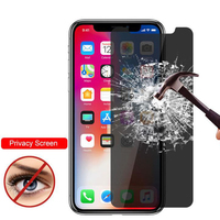 50pcs Privacy Tempered glass Screen Protector For iphone 16e 16 15 14 13 Pro 11 12 mini  XS max XR 7 8 Plus anti spy