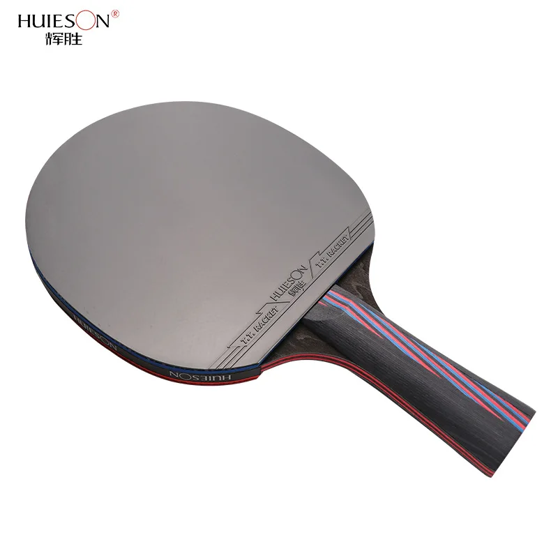 HUIESON Table Tennis Racket Carbon 9.8 Hybrid Wood Ping Pong Racket Blade Powerful Pips-in Rubber Tabletennis tenis Pingpong Bat