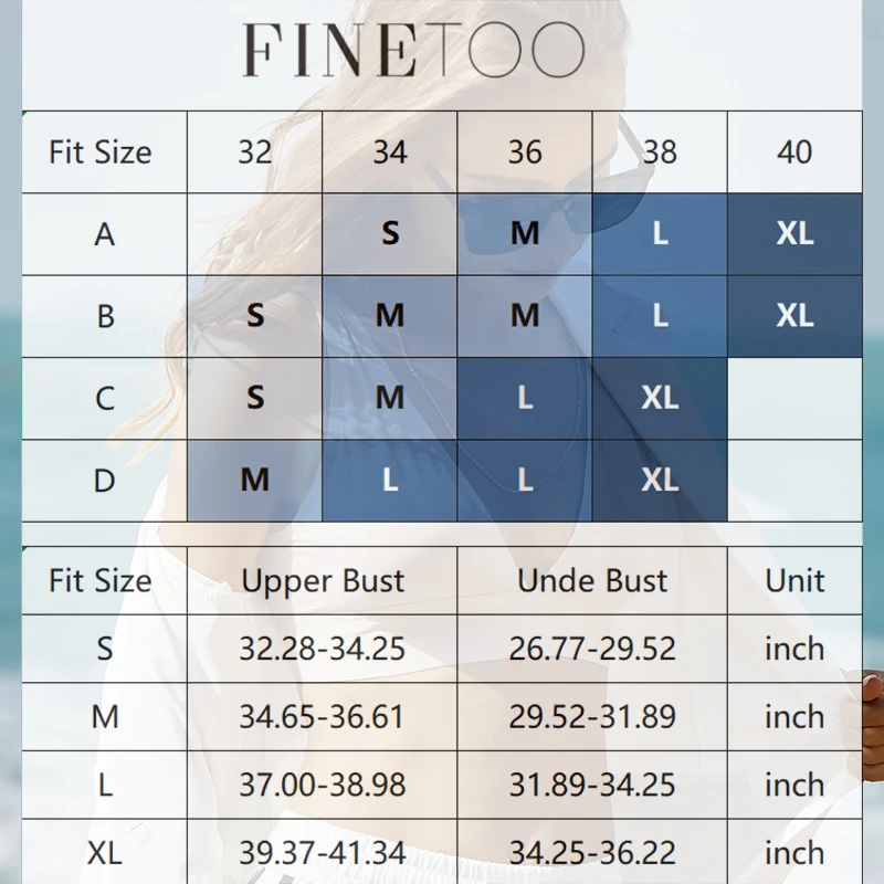 FINETOO عميق الخامس النساء حمالات الصدر رفع مبطن القمم أنثى مثير اللاسلكية داخلية السيدات حجم كبير Bralette الفتيات العشير الملابس الداخلية