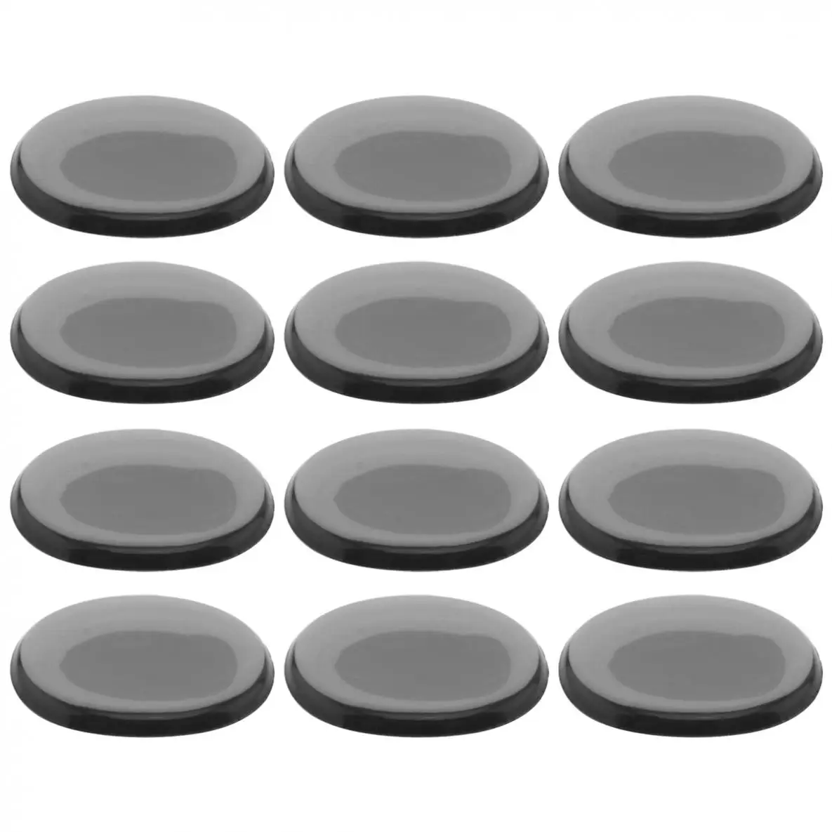 12pcs/set Drum Mute Pads Transparent Silicone Jazz Snare Drum Muffler 3 Colors Optional