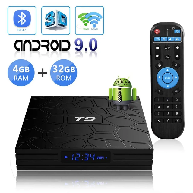 Original T9 TV Box Android 9.0 RK3318 2G 4G RAM 16G 32G 64G ROM Smart TV BOX  BT4.0 2.4G 5G Wifi 4K HDR Meida Player Set top Box - AliExpress 44