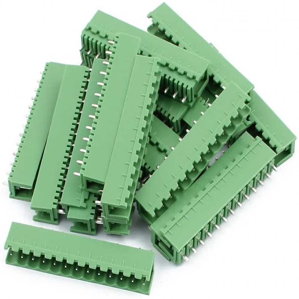 100PCS Pitch 5,08mm Terminal Block Stecker 2EDG 5,08mm 2-12 Pin PCB Schraube Stecker Terminal Block KF2EDG Buchse PCB Schraube – Detail 5