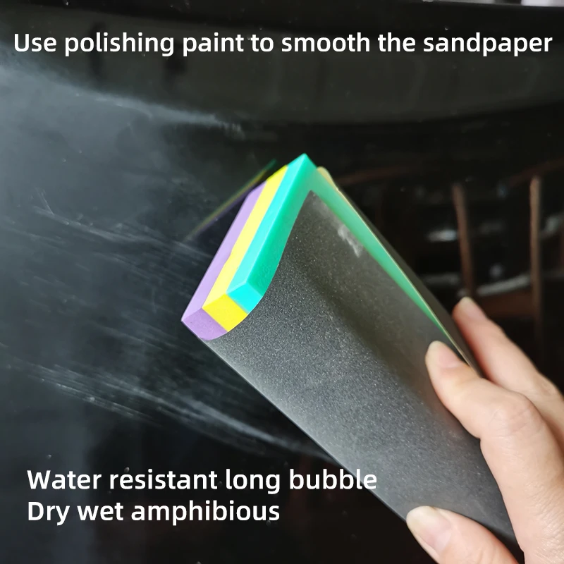 Grinding board automobile spray paint putty polishing board tool water sandpaper pad sandskin board polishing board