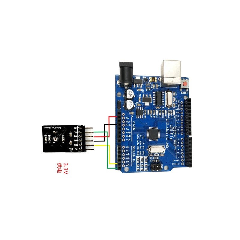 Heart- R-a-t-e B-l-o-od Oxygen Sensor Compatible with 51/stm32 and Other Development Boards Open Source Development Kit