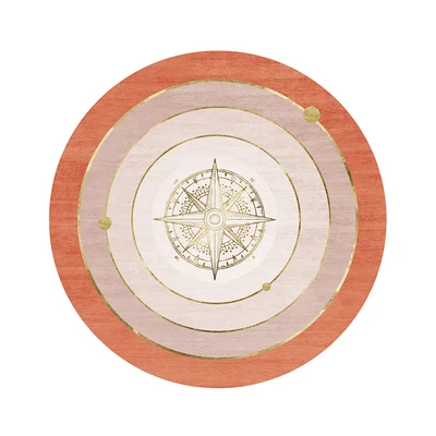 Round Cartoon Non-Slip Floor Mat for Living Room Chairs, Soft Rug, Sun, Moon, Stars, Modern