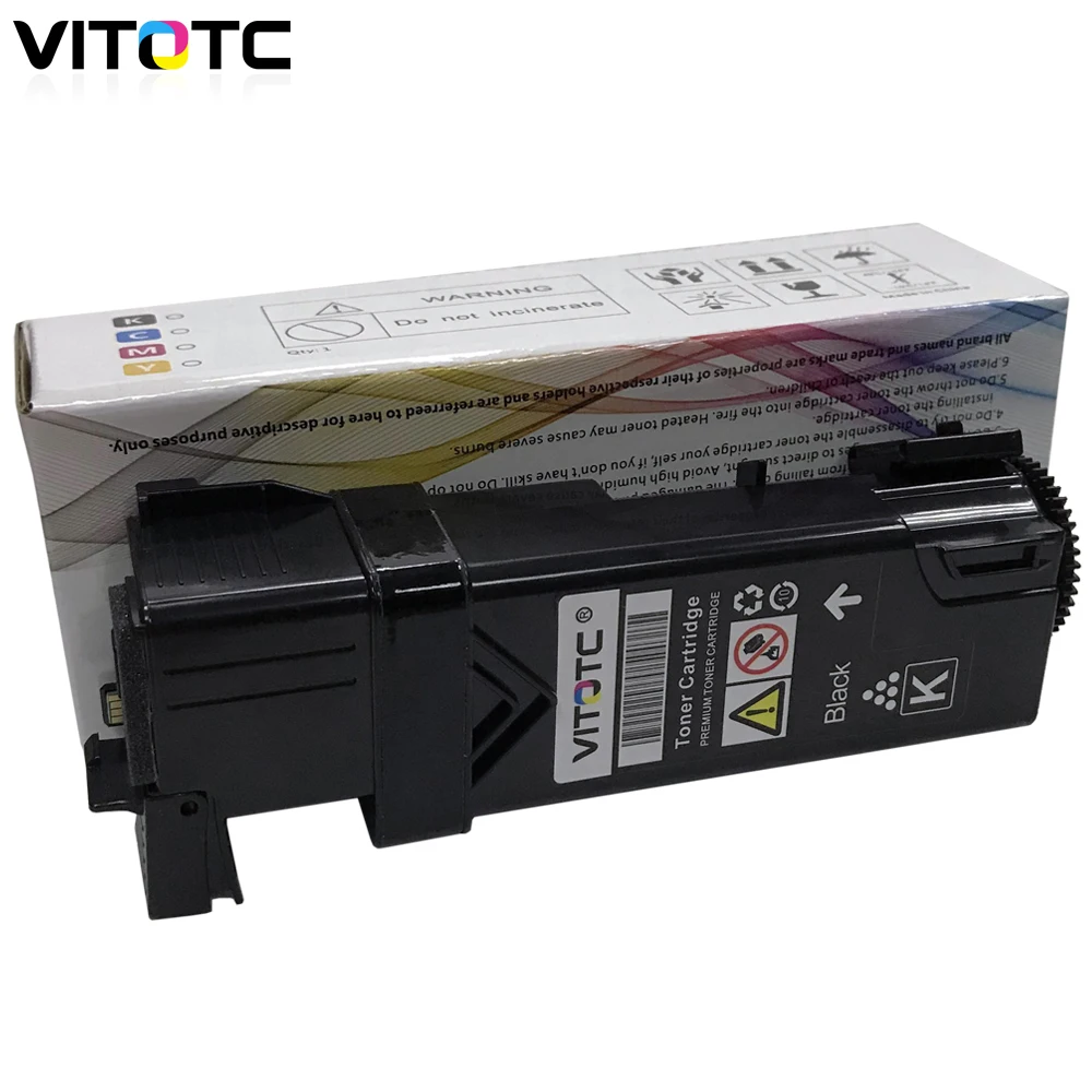 Kompatibel Xerox 106R01601-106R01604 KCMY untuk Phaser 6500 WorkCentre 6505 Kartrid Toner Hasil Tinggi 3000 Halaman 4 Pak