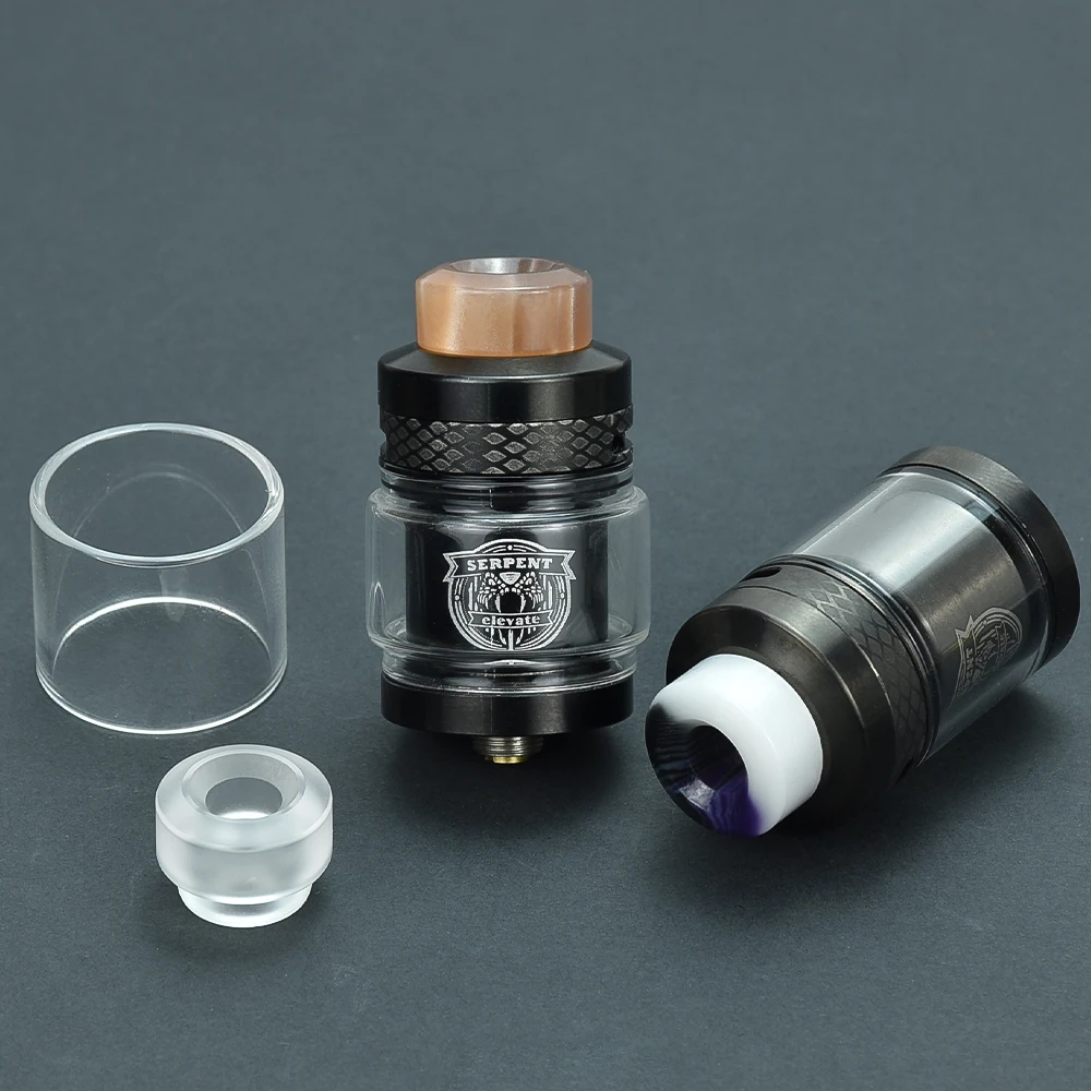 Vape SERPENT ELEVATE RTA 탱크, 상단 충전, 재구성 가능한 전자 담배 분무기, Zeus x rta, 24mm, 3.5ml, 4.5ml