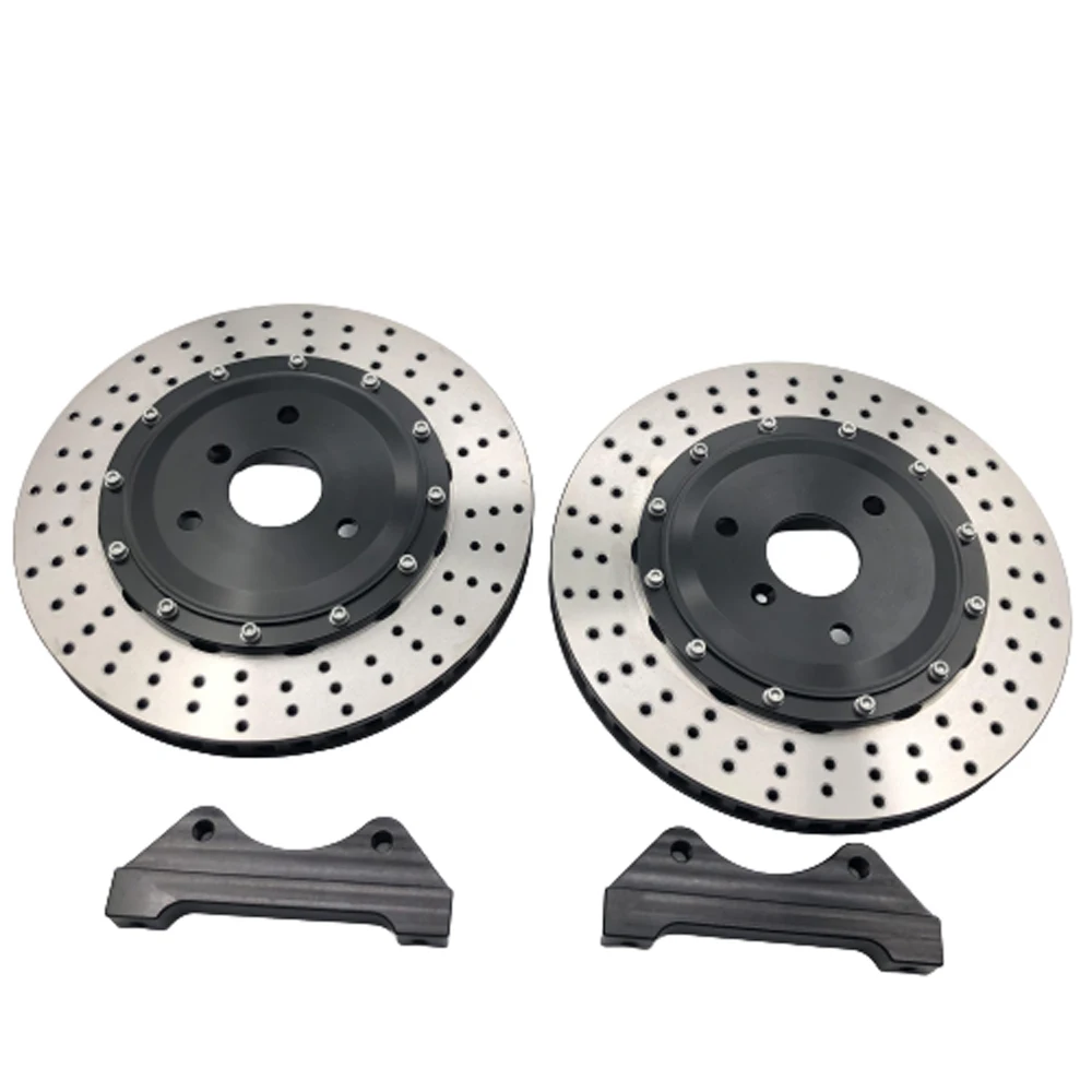 Rear wheel refit expansion upgrade 330*12/330/10mm brake disc with central bell and bracket