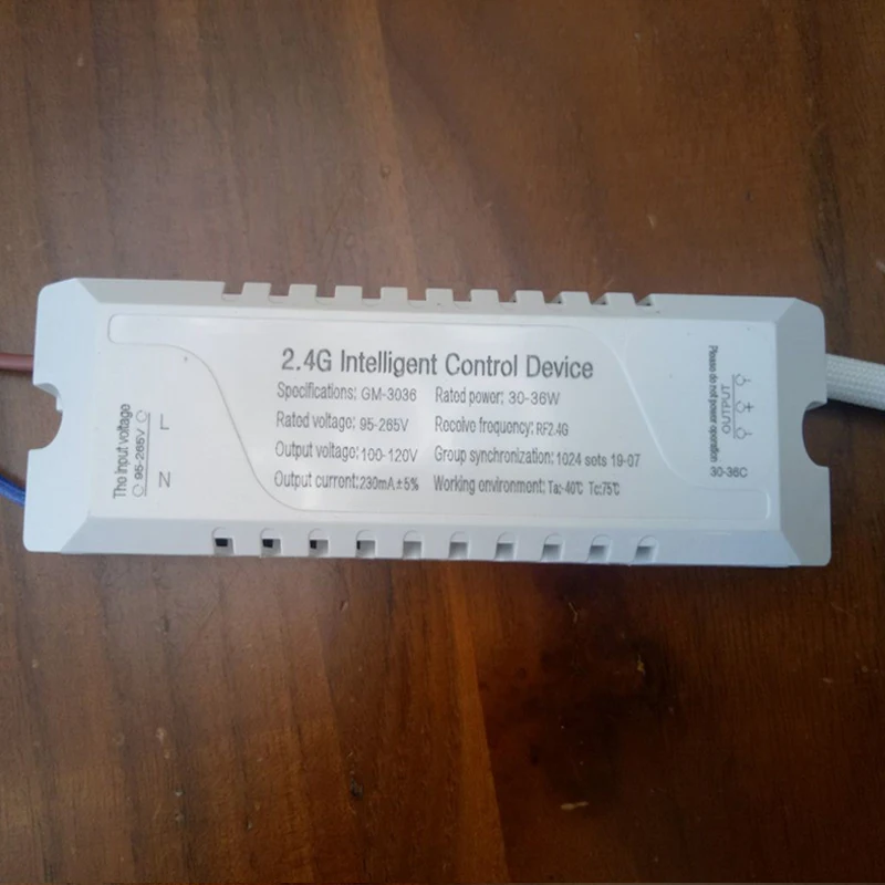 Constant current dimmable led driver 4W to 42W various power,2.4G intelligent stepless dimming color temperature remote control