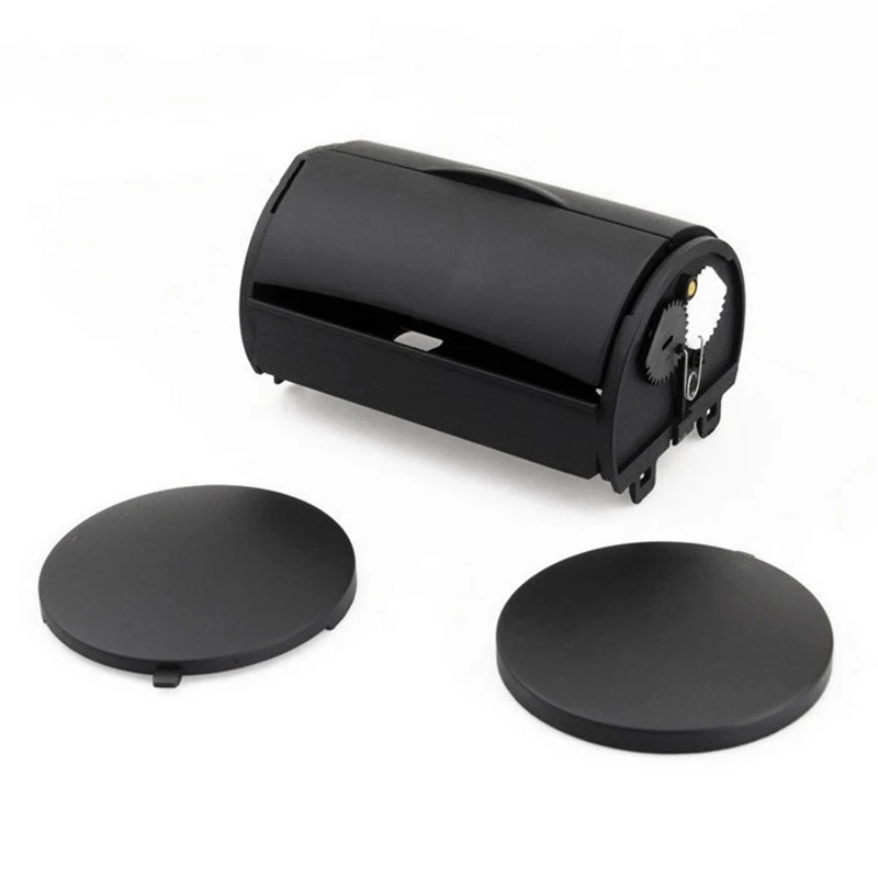 NEW-Black Rear Ashtray Bin Ash Tray + Side Caps For Vw Bora Jetta Golf 4 Mk4 1J0 857 962H +1J0 863 359E