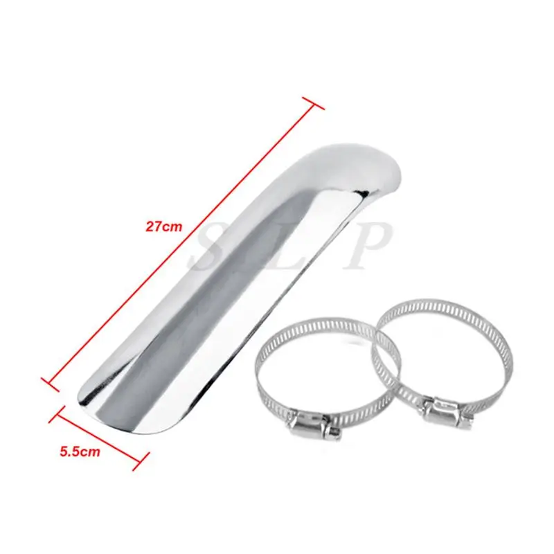 Motorcycle modified retro exhaust pipe heat shield is suitable for Harley cruising crown prince car TieMa 400