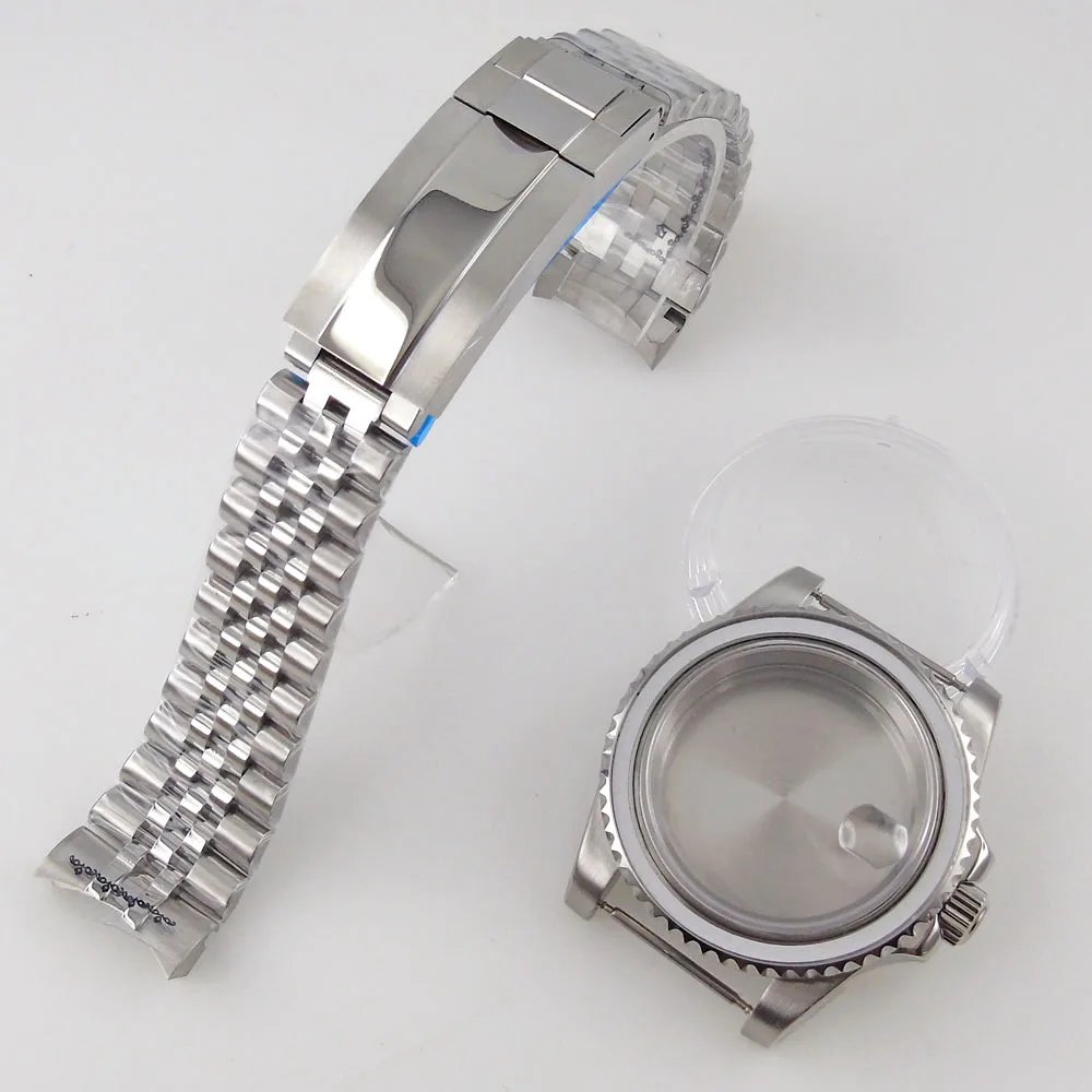 

40mm Sapphire Glass Watch Case Fit NH35A NH36A MIYOTA 8215 821A 8205 MOVEMENT