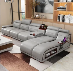 Sofa do salonu zestaw sofa narożna masaż prawdziwe oryginalne krowy skórzane kanapy segmentowe neoklasycystyczne muebles de sala moveis para casa