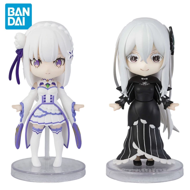 

Anime Original BANDAI Re: Life In A Different World Starting From Zero Figure Emilia Echidna 10Cm PVC Action Figurine Model Toys