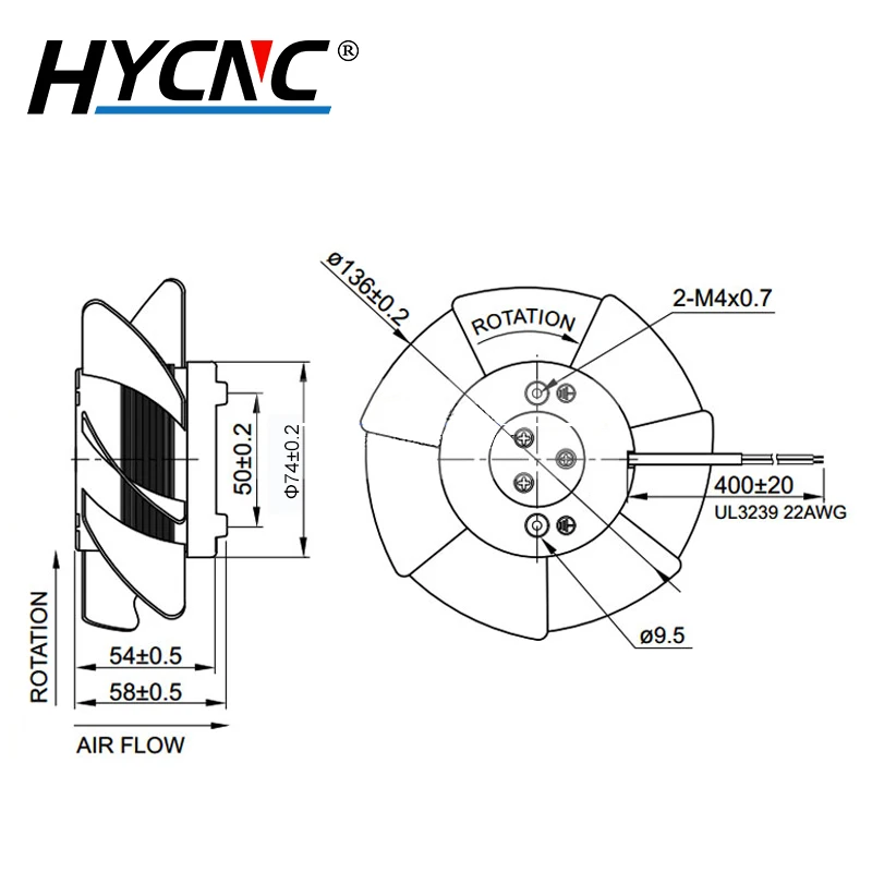 CNC 밀링 머신 자동 공구 변경 스핀들 모터 선풍기, 9KW CS ATC 스핀들 선풍기 목공 조각 대신 220V