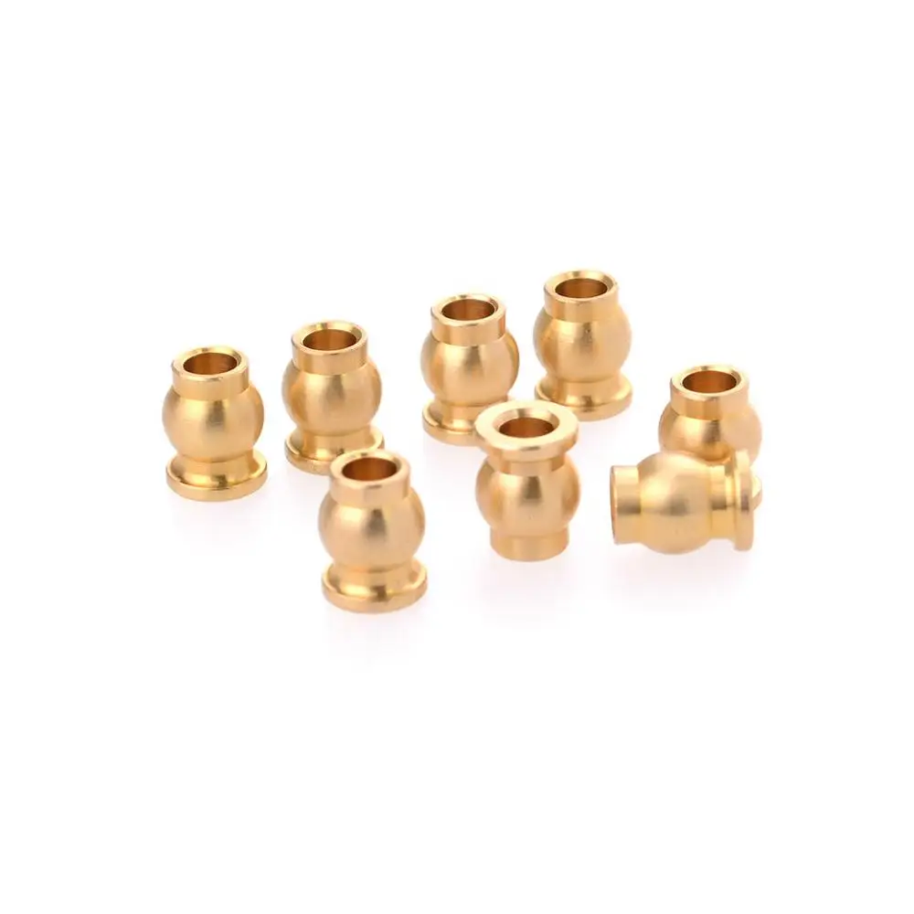 8Pcs Ball Head for Shock Absorbers Linkages for 1/10 1/8 AXIAL SCX10 II  RC Car Truck Monster Shock Absorbers Linkages