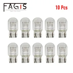 Fagis 10 pz T20 7443 7440 W21W W21/5W 12v 21W 21/5w Segnale Auto Lampade Luci Diurne Turn Stop Freno Lampadina DRL Lampadine