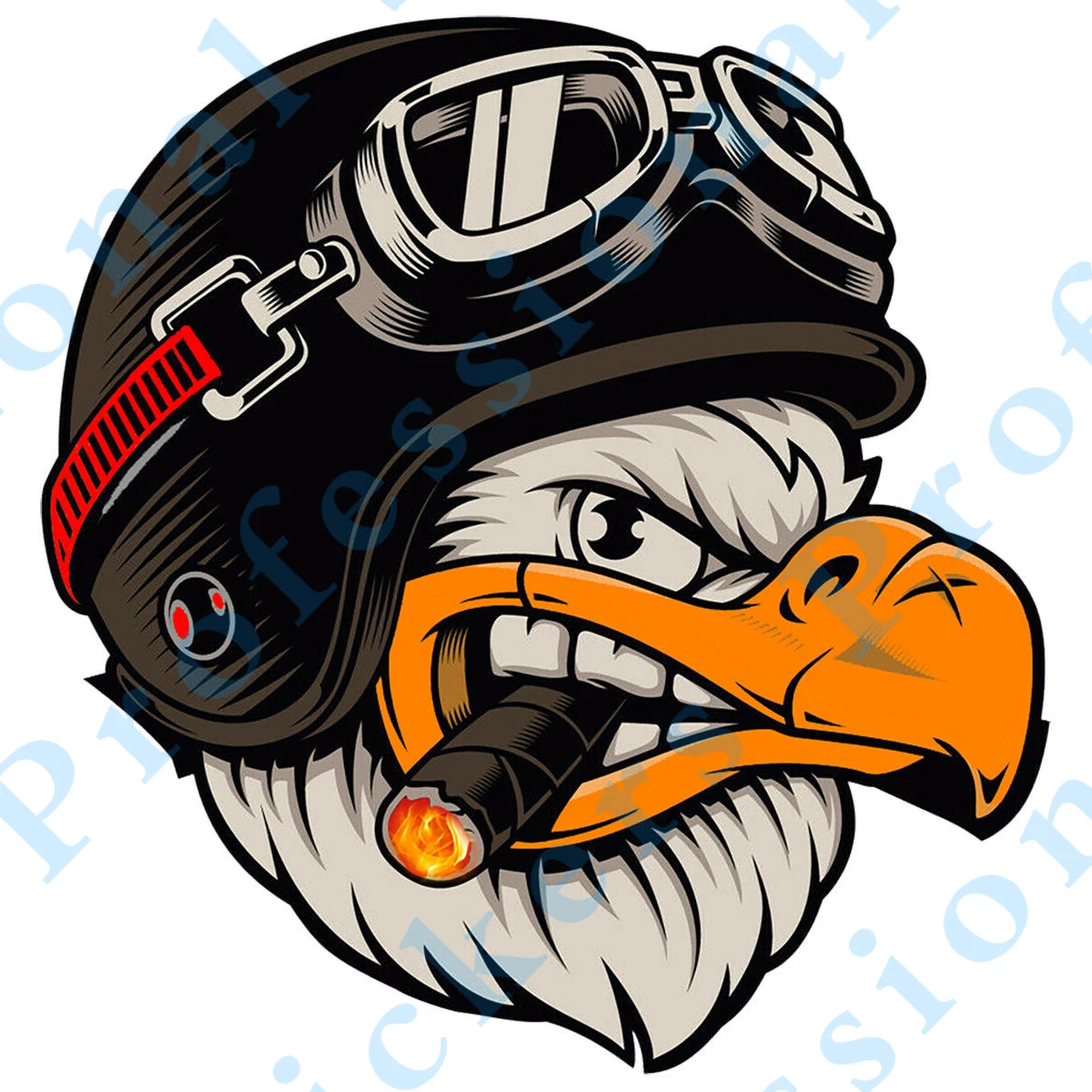 Personalized Car StickersAMERICAN EAGLE MOTORCYCLE HELMET Car Stickers CHOPPER BOBBER HOT ROD TOOLS Waterproof Vinyl