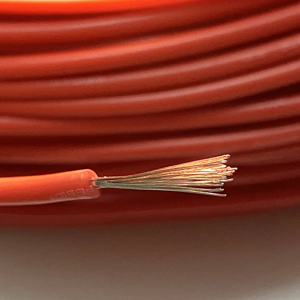 Soft Silicone High Voltage Wire 18awg 20awg 22awg DC High Temperature Resistant 3KV 10KV Insulation Ignition High-tension Cable