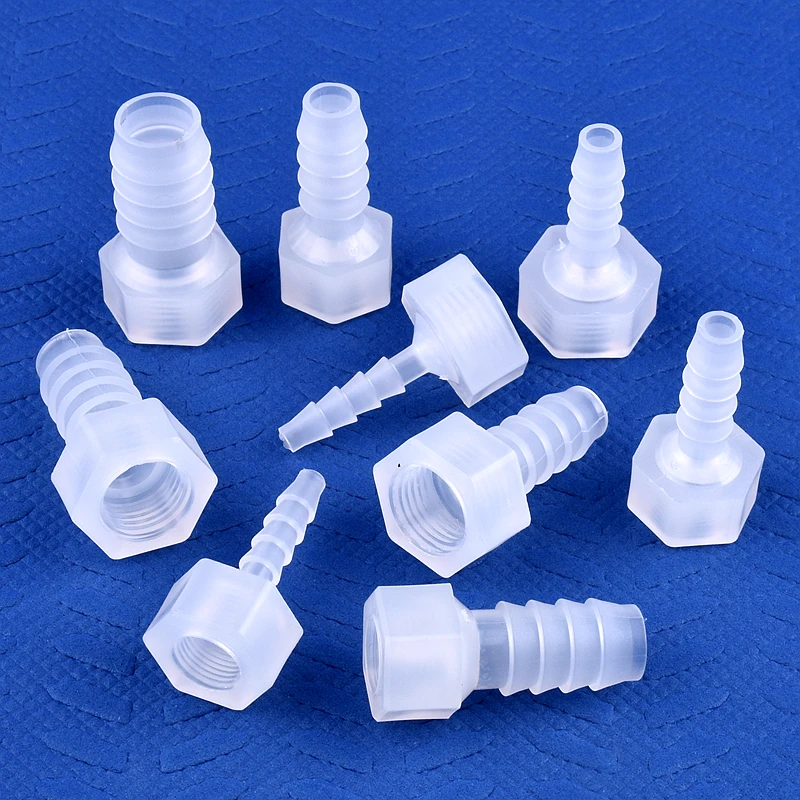 5~200Pcs/lot G1/8~1/4 To 4~12 PP Pagoda Direct Connector Aquarium Tank Air Pump Fittings Irrigation System Water Pipe Hose Joint