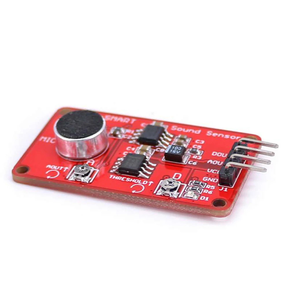 10PCS OPEN-SMART LM386 Voice Sound Detection Sensor Module with Analog/Digital Double Output for Arduino