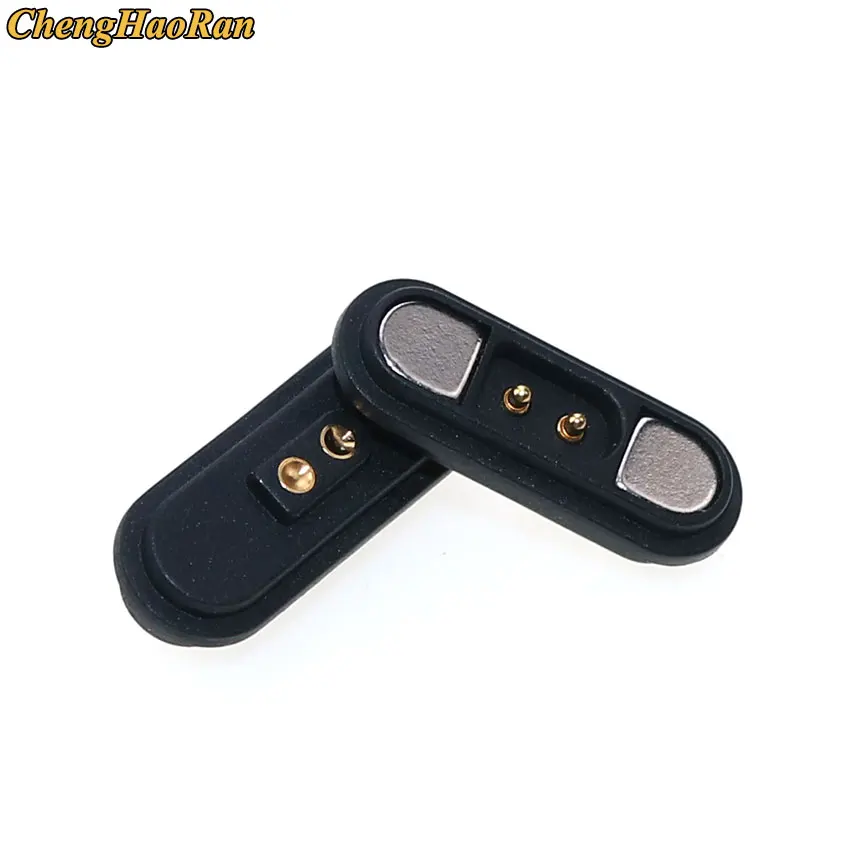 1pair 3A Magnetic Pogo Pin Connector 2 Positions Pitch 2.2 MM Spring Loaded Header Contact Strip Power Charge Data Transfer
