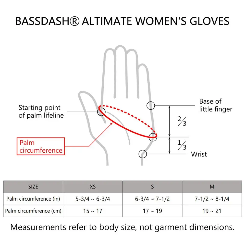 Bassdash ALTIMATE - Guantes UV UPF 50+ Fingerless para Pesca Mujer - imagen 5