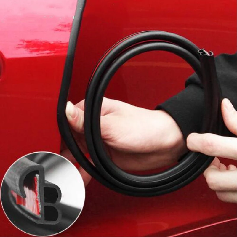 

Car Door Edge Scratch Protector Strips Auto Stickers Seal Door Mouldings Universal Interior Accessories Styling Sealing strips