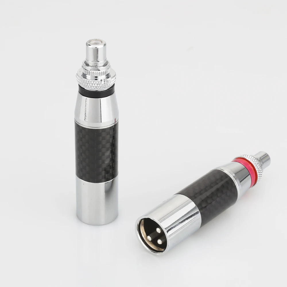 Audiocrast XLR 3 Nữ RCA Âm Thanh Jack Adapter Cắm Cổng Kết Nối RCA Phono Nam Cắm Âm Thanh Interconnects