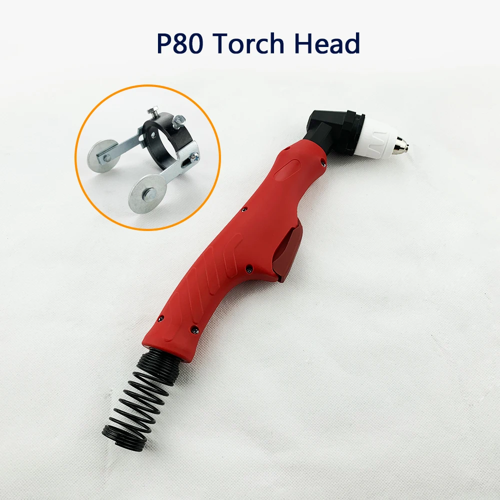 

P80 Torch Plasma Cutter Gun Head Body Plasma Cutting Torch Hand Use For Industry Air Cooled Plasma Cutting Machine