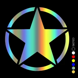 30667# Various Sizes Car sticker star V3 decal waterproof stickers on car hood door rear bumper window