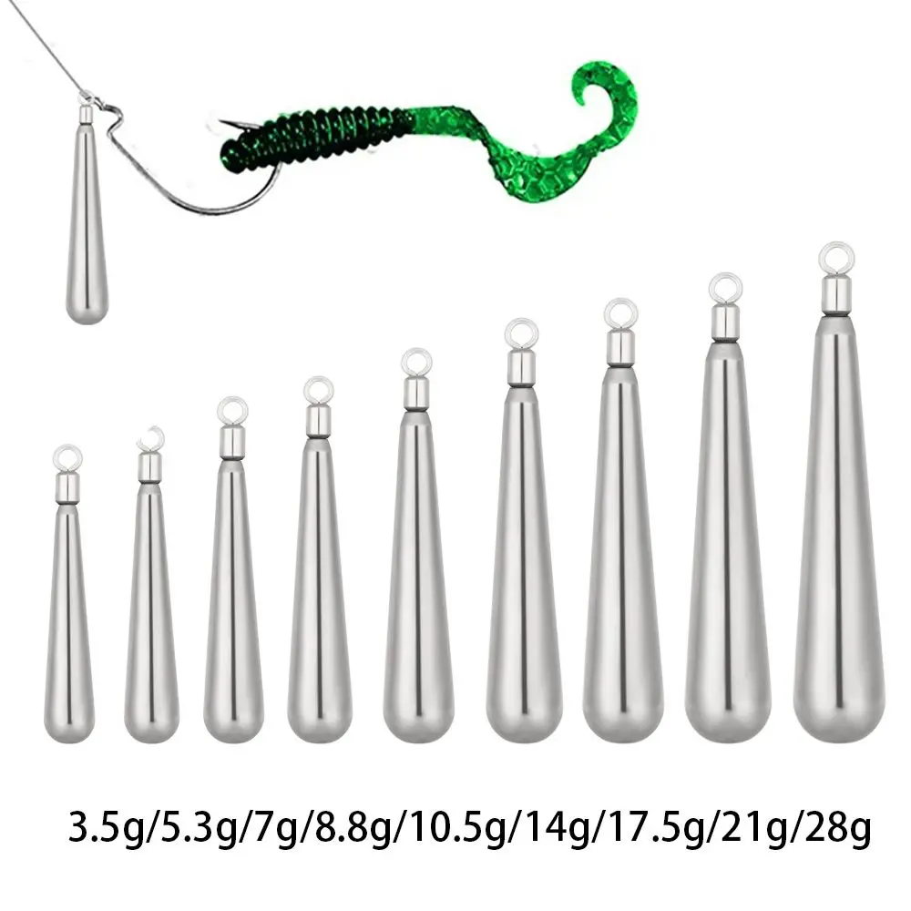 3.5g-28g Weights Additional Weight Hook Connector Line Sinkers Sinker Fishing Tungsten fall