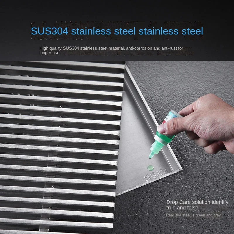 304 Stainless Steel Floor Drain Deodorant Large Size 30* 30cm Outdoor Balcony Roof Large Displacement Downpipe