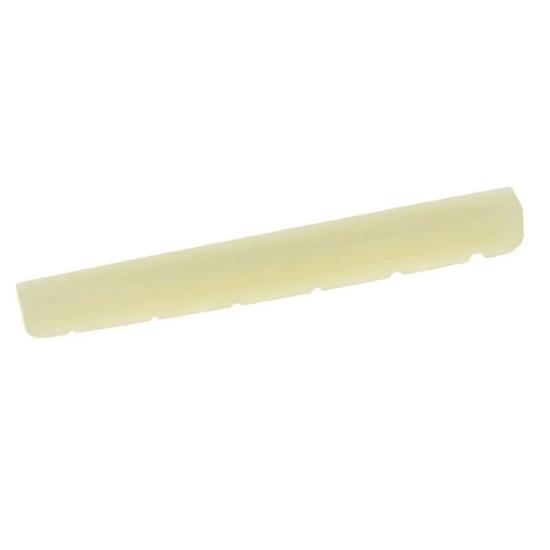 Pure Bone Nut Unbleached Flat Base 42mm Electric Guitar Slotted Bone Nut for ST TL 42x3.5x4.5/3.8mm Electric Guitar Accessories