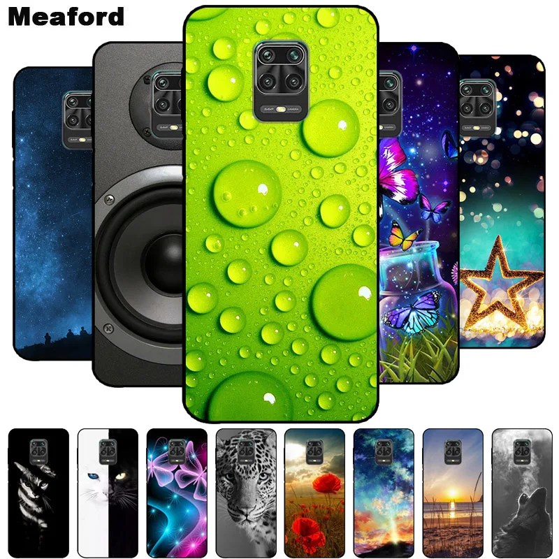 For Xiaomi Redmi Note 9S Case Soft Silicone Back Case for Xiaomi Redmi Note 9 Pro Note9s 9 s Case Redmi9 9S Black Phone Cover