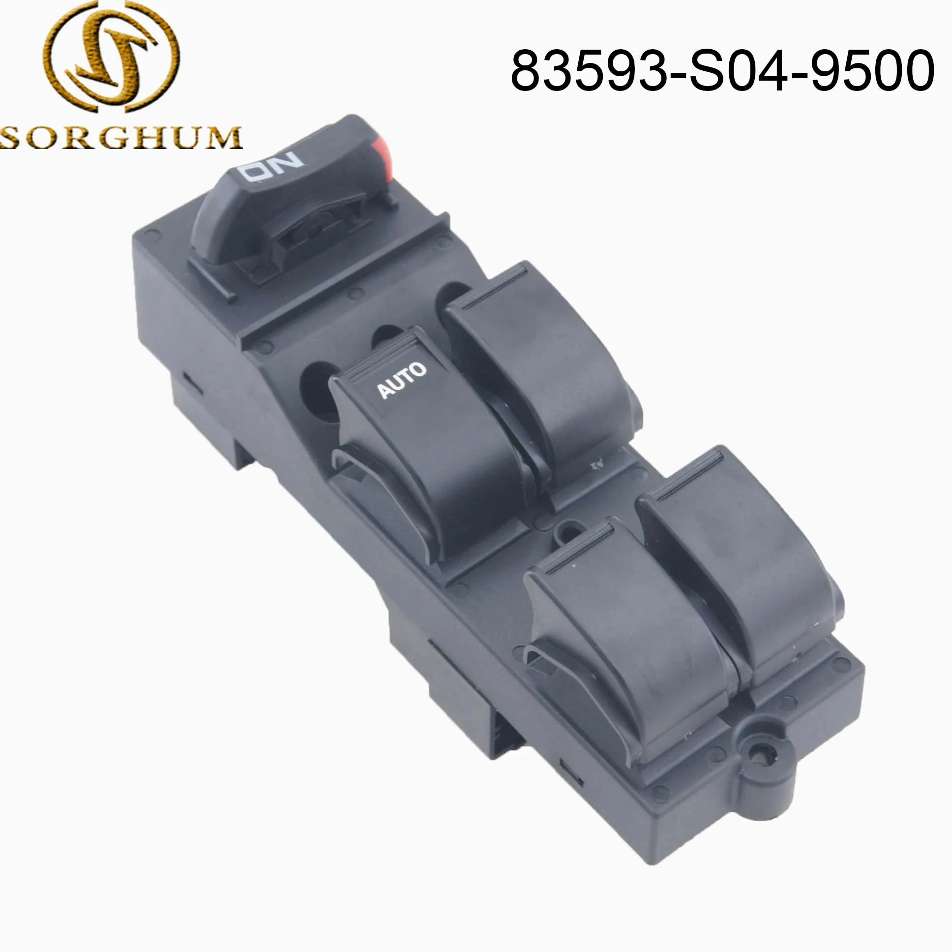 

83593-S04-9500 Left Driver Side LHD Power Window Control Switch For Honda Civic CX EX HX LX Si 4 Door 1996-2000 83593S049500