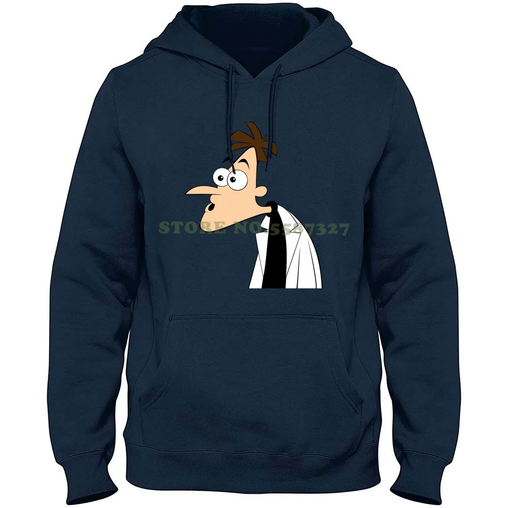 Dr. Heinz Doofenshmirtz 100% Pure Cotton Hoodie T-Shirt Dr Heinz Doofenshmirtz Perry Cartoon Tv Show