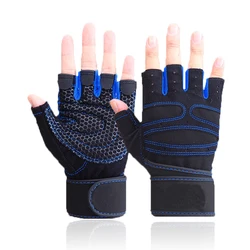 Weight Lifting Gym Gloves with Anti-Slip Palm for Crossfit Workout Exercise Training Fitness and Bodybuilding for Men and Women