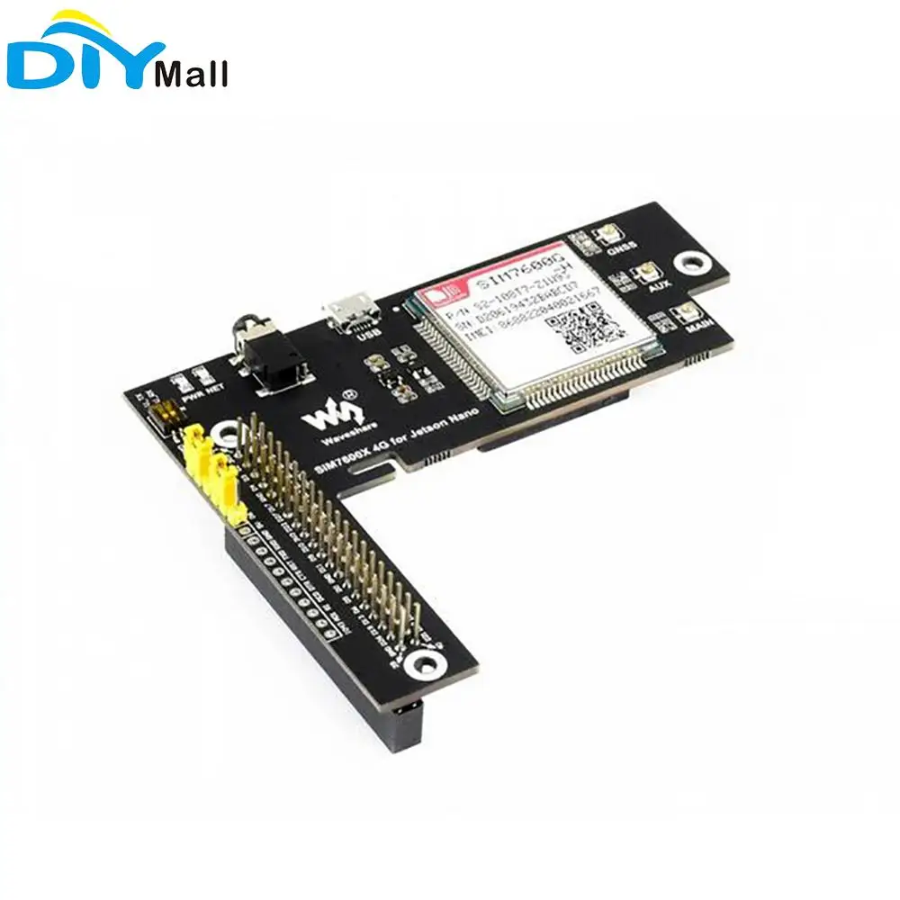 

Waveshare SIM7600G-H 4G / 3G / 2G / GNSS Module for Jetson Nano, GPS Module Expansion Board for Raspberry Pi Global Applicable