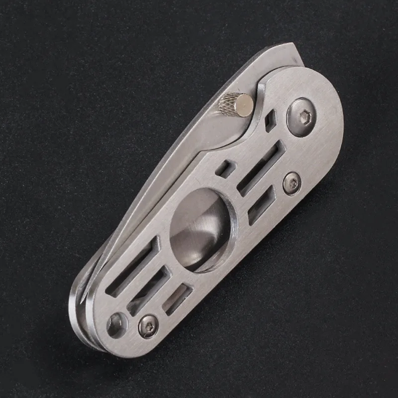 Creative knife type cigar cutter stainless steel knife cigar scissors portable belt hanging buckle smoking accessories