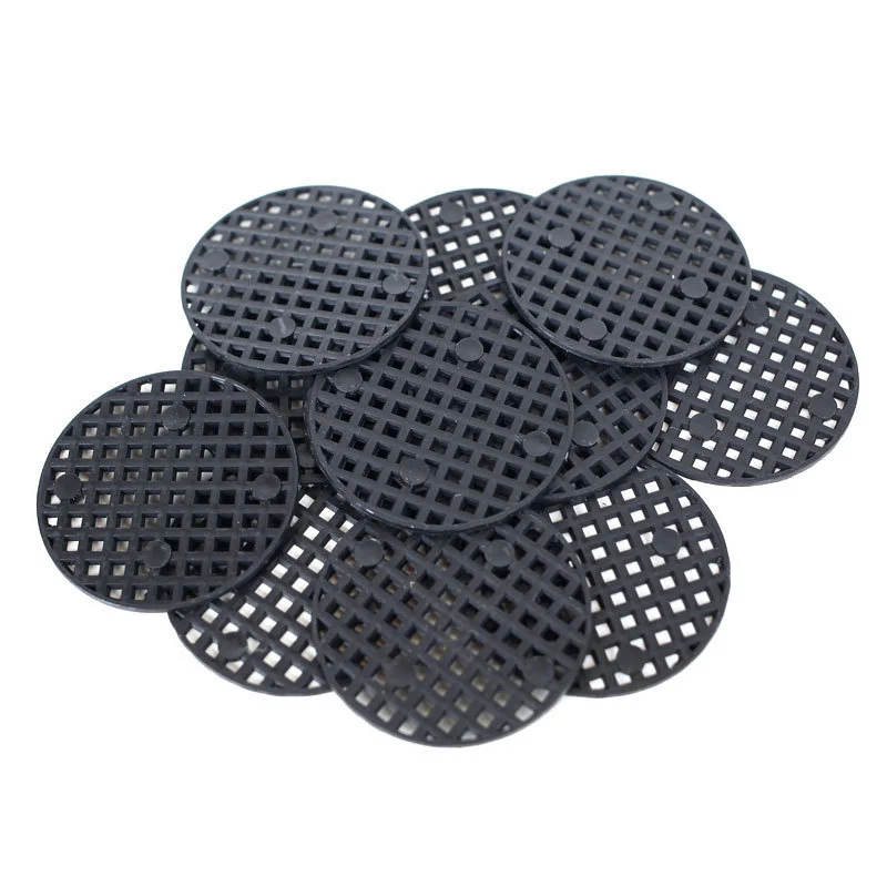 100PCS Flower Pot Hole Mesh Pad Round Bonsai Planter Bottom Grid Mat Drainage Netting Plant Ventilation Trays Garden Supplies