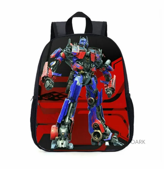 Backpack School Transformation Car Robot Cartoon Bumblebee Optimus Prime Megatron Decepticons School Bags Supplies High Quality