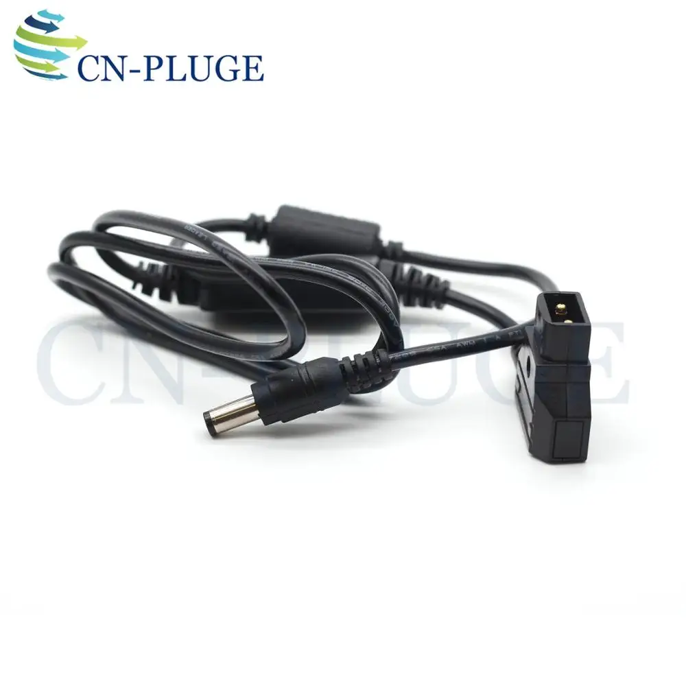 （Built-in protective plate）D-Tap Male to  12V   DC 5.5x2.5mm Cable