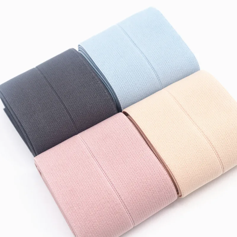 6cm Fold Over Elastic Bands 60mm Rubber Band Elastic Ribbon Clothing Bags Trousers Elastic Rubber DIY Sewing Accessories