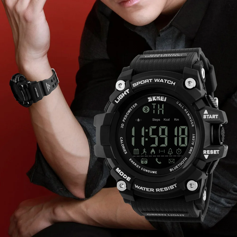 SKMEI Waterproof Men Watches Luxury Brand Fashion Military Digital Outdoor Sports Watch LED Electronic Clock relogio masculino