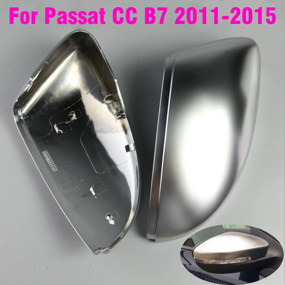 

Matte Chrome Wing Mirror Caps For VW Passat CC B7 Scirocco Jetta MK6 Euro Beetle Side Cover Replace 2010 2011 2012 2013 2014