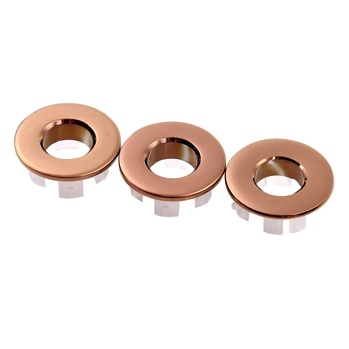 Solid Brass Sink Overflow Covers Kitchen Bathroom Basin Trim Round Hole Caps Insert Spares Kitchen Sink Accessories