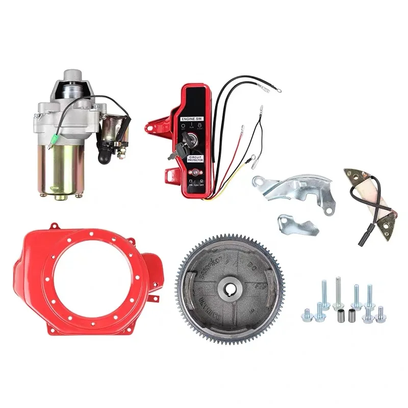 Start Kits Elétricos para Honda Gerador Faça Você Mesmo Ignição Starter Motor Flywheel Carga Coil Switch 2kw Gx160 Gx200 Etc. 3kw