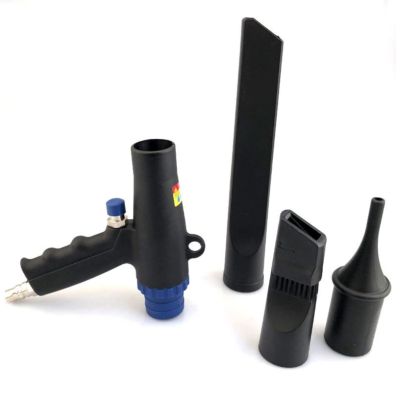 2 in 1 Air Duster Compressor Kit Multifunction Air Vacuum Blow Pneumatic Vacuum Suction Cleaner Tools